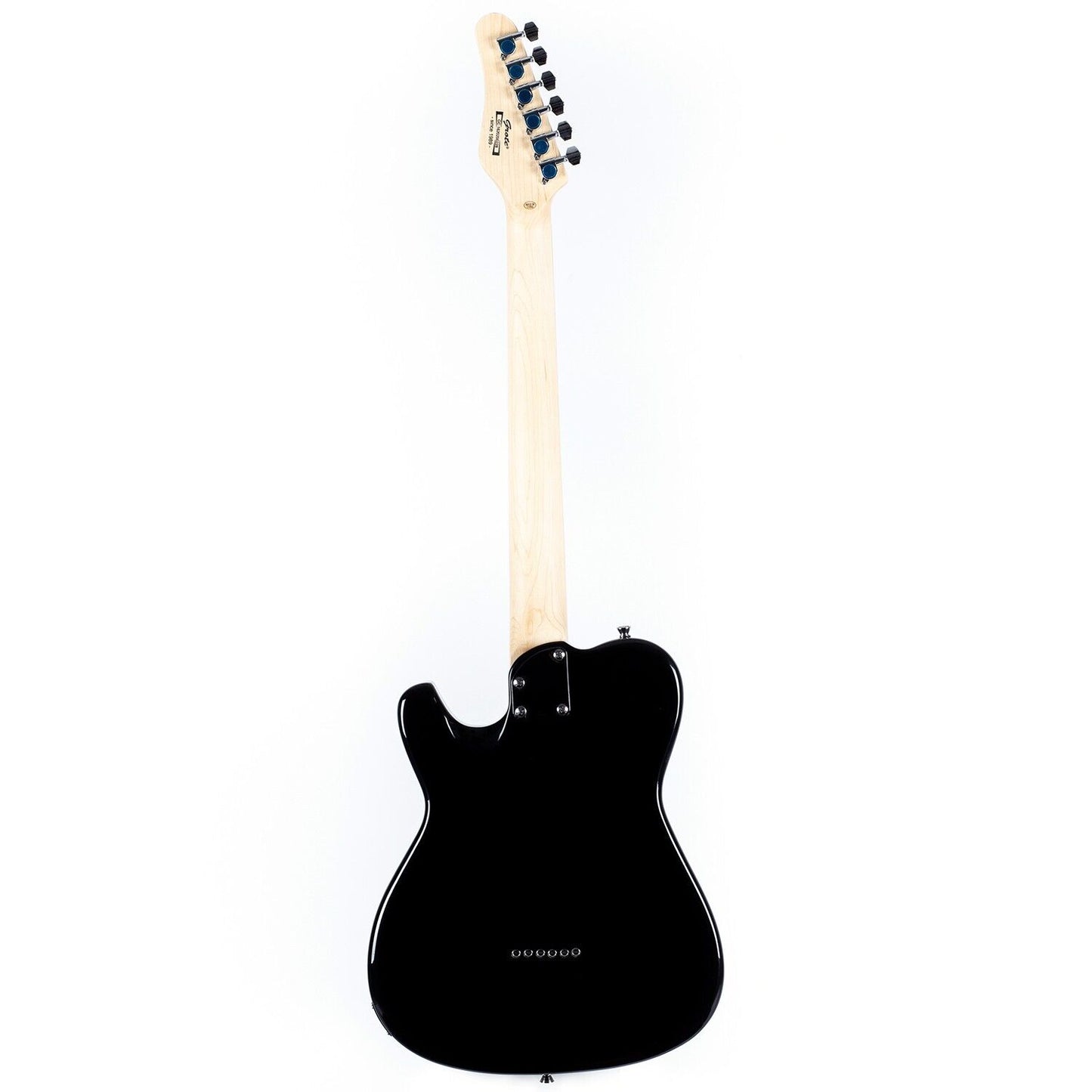 Grote Electric Guitar Semi-Hollow Body Single F-Hole Printed Tele Style Guitar