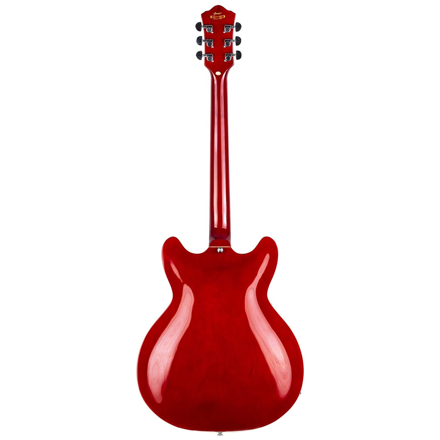 Grote Full Scale Left-Handed Electric Guitar 335 Style Semi-Hollow Body
