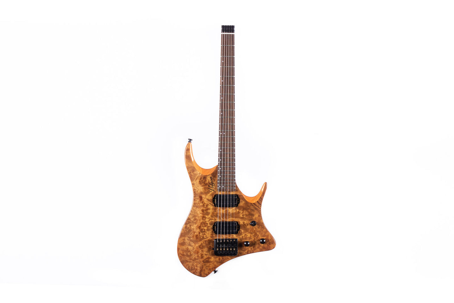 Volgoa GTWT-01 6-String Headless Electric Guitar Flame Maple Veneer Maple Neck