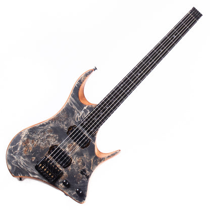 Grote Headless 6 Strings Electric Guitar Mahogany Body with Gigbag GRHL-2