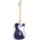 Grote Electric Guitar Semi-Hollow Body Single F-Hole Printed Tele Style Guitar Full-Size Basswood with Canadian Maple neck Chrome Hardware